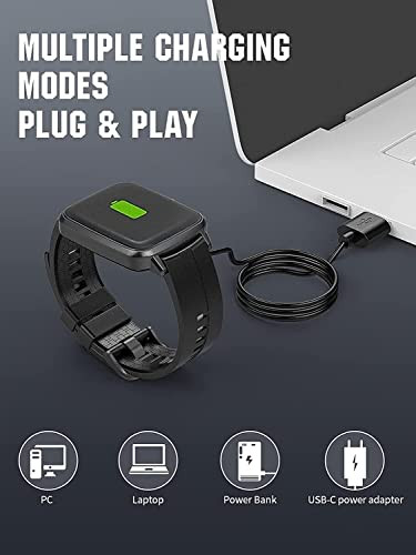 Aliwisdom univerzális okosóra töltő mágneses 2 tűs, 4 mm - outlet termék