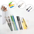 FFowcye akril tolltartó és sminkecset tartó - 4 rekeszes átlátszó ceruzatartó - outlet termék