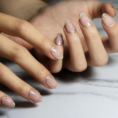 Hacaus 8 ml-es fémes körömlakk ezüst 01 - outlet termék