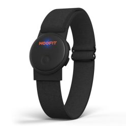   moofit HW401 pulzusmérő karkötő, IP67 vízálló, Bluetooth/ANT+ támogatás, újratölthető - outlet termék