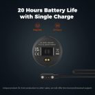 moofit HW401 pulzusmérő karkötő, IP67 vízálló, Bluetooth/ANT+ támogatás, újratölthető - outlet termék