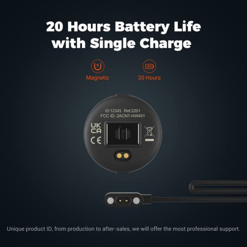 moofit HW401 pulzusmérő karkötő, IP67 vízálló, Bluetooth/ANT+ támogatás, újratölthető - outlet termék