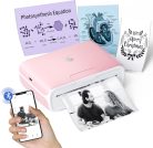 Phomemo M04S mini mobiltelefon hőnyomtató zsebnyomtató, Bluetooth, 53/80/110mm - outlet termék