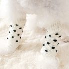 Tnfeeon kutya lábvédő, 4 darabos kutya könyökvédő aranyos pöttyös, kényelmes, magas - outlet termék