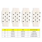 Tnfeeon kutya lábvédő, 4 darabos kutya könyökvédő aranyos pöttyös, kényelmes, magas - outlet termék