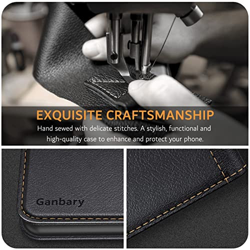 Ganbary Google Pixel 7 Pro tok, prémium bőr kártyatartó, mágneszár, állvány funkció - outlet termék