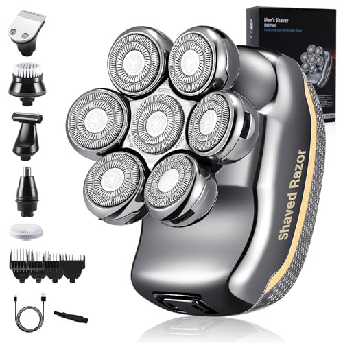 Head elektromos borotva férfiaknak 6 az 1-ben, vízálló, vezeték nélküli, orr- és - outlet termék