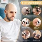 Head elektromos borotva férfiaknak 6 az 1-ben, vízálló, vezeték nélküli, orr- és - outlet termék
