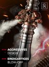 M. ROSENFELD shisha szett komplett - rozsdamentes acél egyedi légáramlással 3 nemes - outlet termék