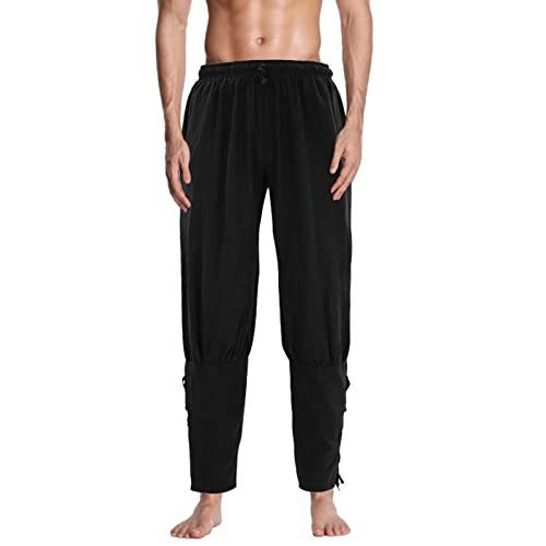 Kseyic középkori férfi nadrág, viking kalóz nadrág, Halloween jelmez - outlet termék