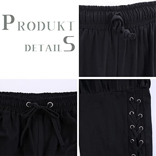 Kseyic középkori férfi nadrág, viking kalóz nadrág, Halloween jelmez - outlet termék