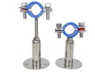 [Stainless Steel állítható magasságú csőbilincs - falra/mennyezetre szerelhető 25 - outlet termék