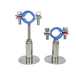  [Stainless Steel állítható magasságú csőbilincs - falra/mennyezetre szerelhető 25 - outlet termék