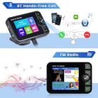 Hikity DAB DAB+ digitális rádió adapter autórádióhoz Bluetooth-kihangosítóval, 2,4 - outlet termék