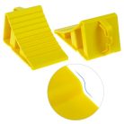 QWORK 2 darabos kerékék utánfutóhoz sárga - outlet termék