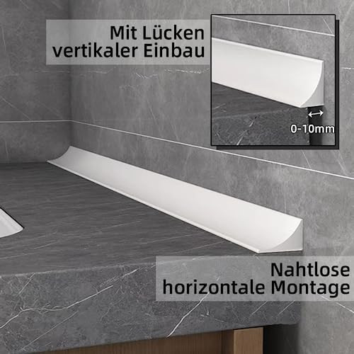 100 cm-es fehér zuhany vízvédő szalag öntapadós - outlet termék