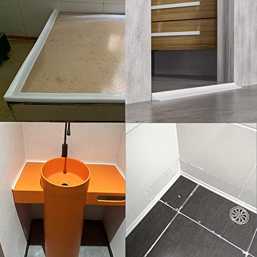 100 cm-es fehér zuhany vízvédő szalag öntapadós - outlet termék