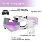 EXP Vision snowboard/sí szemüveg férfi, női, ifjúsági, 100% UV400 védelem - outlet termék