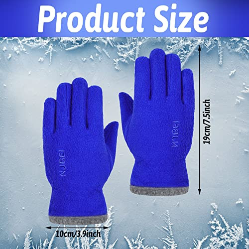 SATINIOR 3 pár gyerek polár kesztyű fekete, szürke, kék - outlet termék