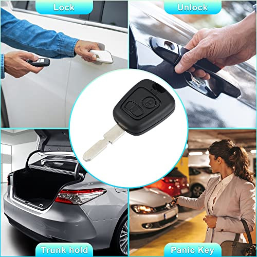 X AUTOHAUX CE0165 autókulcs burkolat 2 gombos Peugeot 307 - outlet termék