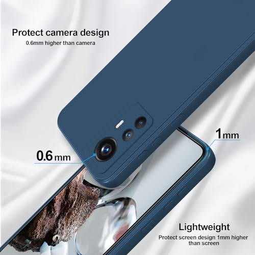 GiiYoon tok Xiaomi 12T-hez, kiváló minőségű folyékony szilikon, teljes körű védelem - outlet termék