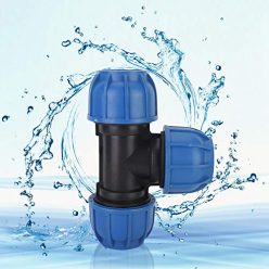   63 mm T-csatlakozó vízvezeték PE műanyag, kerti - outlet termék