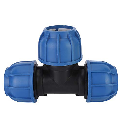 63 mm T-csatlakozó vízvezeték PE műanyag, kerti - outlet termék