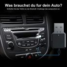 HENGBIRD autós USB Bluetooth vevő 5.1 3,5 mm AUX, USB interfész, beépített mikrofon - outlet termék