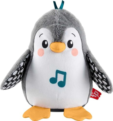 Fisher-Price HNC10 baba hasaló játék pingvin, plüss, zene és mozgás, újszülötteknek - outlet termék