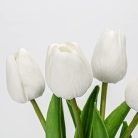 Briful 2 darabos mű tulipán kerámia vázával fehér - outlet termék