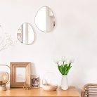 Briful 2 darabos mű tulipán kerámia vázával fehér - outlet termék