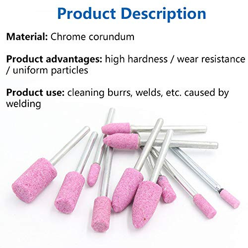 20 darabos csiszolókő készlet, 4mm golyó alakú csiszolófej forgó szerszám bit készlet - outlet termék