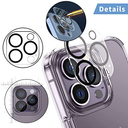 3 darabos kamera védőüveg iPhone 12 Pro-hoz 3D lencse fólia, karcálló, 9H keménység - outlet termék