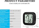 2 darabos mini szobai hőmérő és páratartalom mérő (digitális) - outlet termék