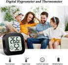 2 darabos mini szobai hőmérő és páratartalom mérő (digitális) - outlet termék