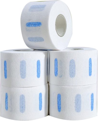 Nyakpapír, 5 tekercs professzionális rugalmas nyakpánt fodrászati eszköz - outlet termék