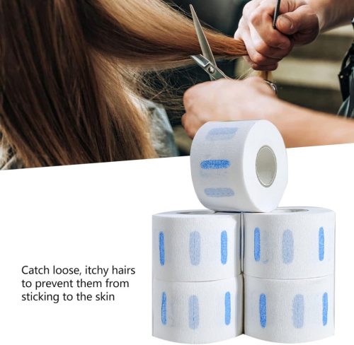 Nyakpapír, 5 tekercs professzionális rugalmas nyakpánt fodrászati eszköz - outlet termék