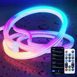   LPDISPLAY Smart Neon LED fénycsík 3m RGB-IC, 16 millió szín, zene szinkron, Alexa és - outlet termék