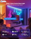 LPDISPLAY Smart Neon LED fénycsík 3m RGB-IC, 16 millió szín, zene szinkron, Alexa és - outlet termék