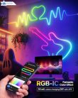 LPDISPLAY Smart Neon LED fénycsík 3m RGB-IC, 16 millió szín, zene szinkron, Alexa és - outlet termék