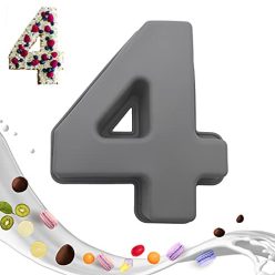   Szilikon tortaforma számok 3D számok, születésnapi, esküvői, évfordulós torta - outlet termék