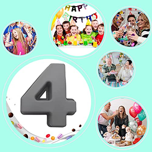 Szilikon tortaforma számok 3D számok, születésnapi, esküvői, évfordulós torta - outlet termék