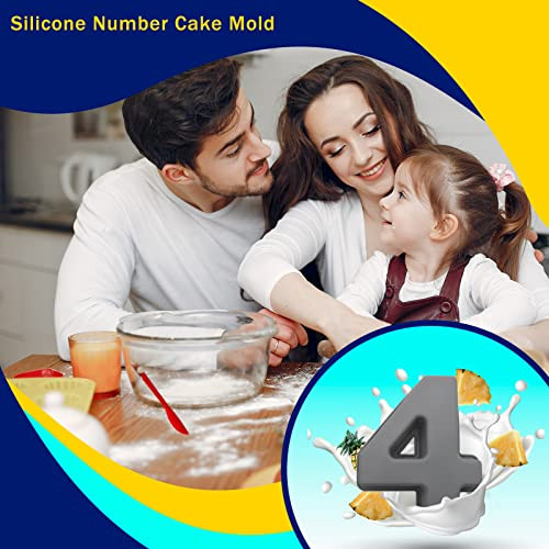 Szilikon tortaforma számok 3D számok, születésnapi, esküvői, évfordulós torta - outlet termék