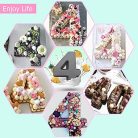 Szilikon tortaforma számok 3D számok, születésnapi, esküvői, évfordulós torta - outlet termék