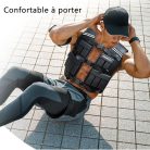 PROIRON súlymellény 10kg/20kg állítható, fekete - outlet termék