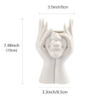 CEMABT arc váza, virágváza, asztali dekoráció, kerámia test váza, női forma, ideális - outlet termék