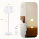 WOWDSGN vezeték nélküli LED asztali lámpa, újratölthető akkumulátorral - outlet termék