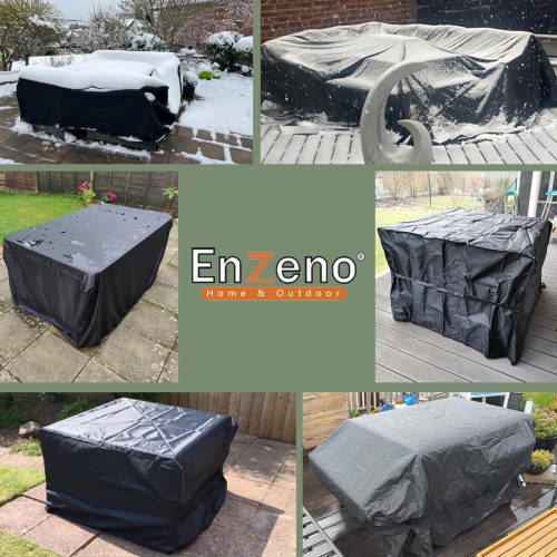 Enzeno kerti bútor takaró vízálló szellőzőnyílásokkal 151 x 151 cm - outlet termék