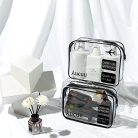 Clear piperecikk táska, 2 darabos PVC vízálló piperecikk hordtáska, TSA jóváhagyott - outlet termék