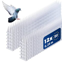   KADAX műanyag madártüskék, 51 x 4 x 3 cm, falra, kerítésre, galambriasztó, madarak - outlet termék